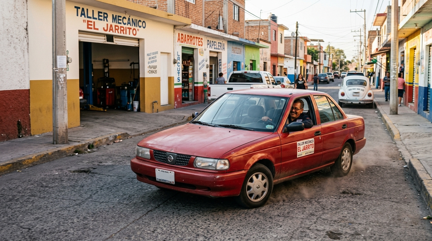 Prueba final de frenado en calle secundaria con mecánico a bordo del vehículo